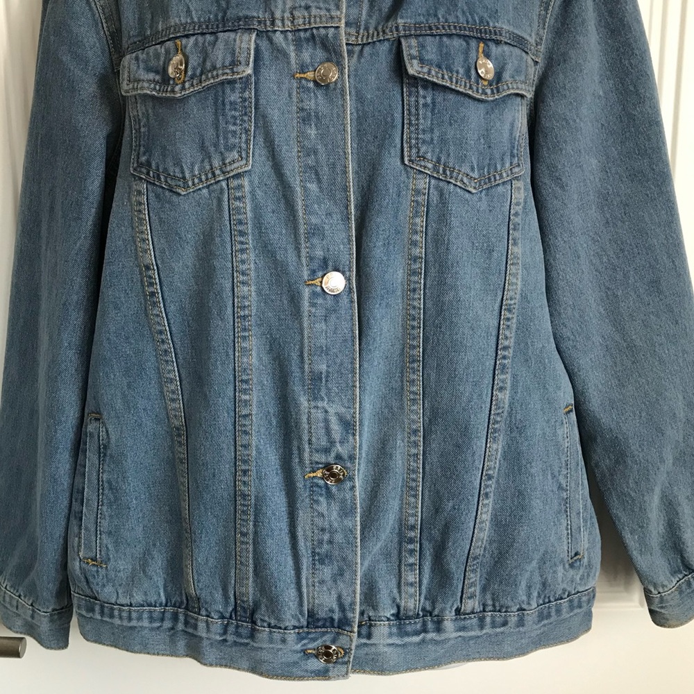 BRIDE Women’s XXL David's Bridal Embroidered Classic Blue Denim Jean Jacket EUC - Picture 11 of 16